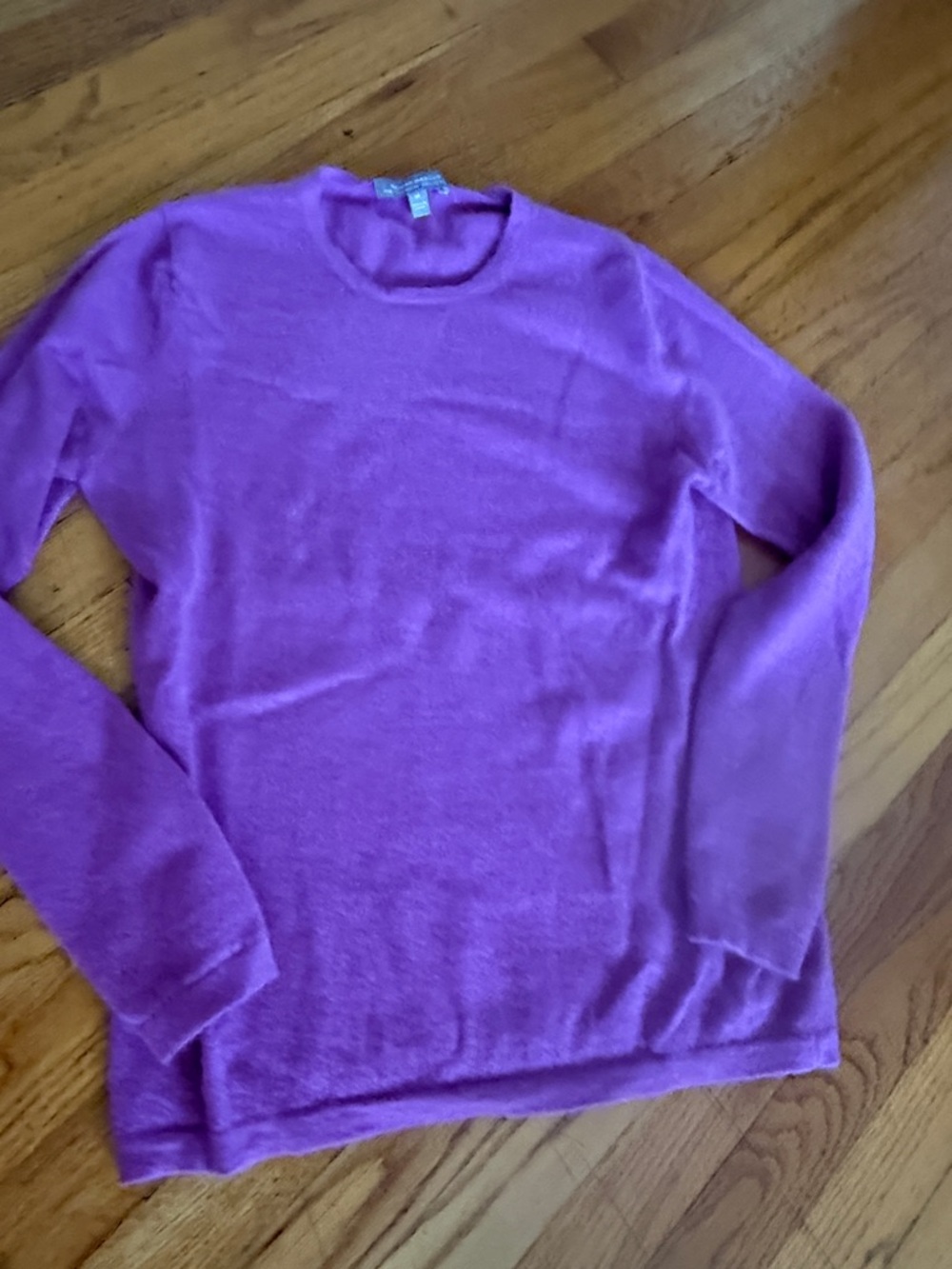 Neiman Marcus Purple Crewneck Sweater for Women